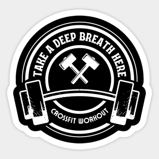 Take a deep breath here. Sticker